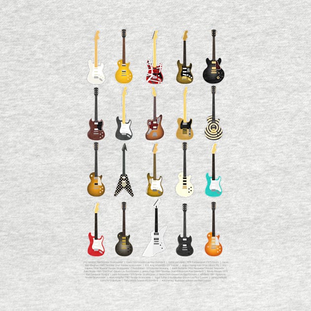 Guitar Collection (with Key) by d13design